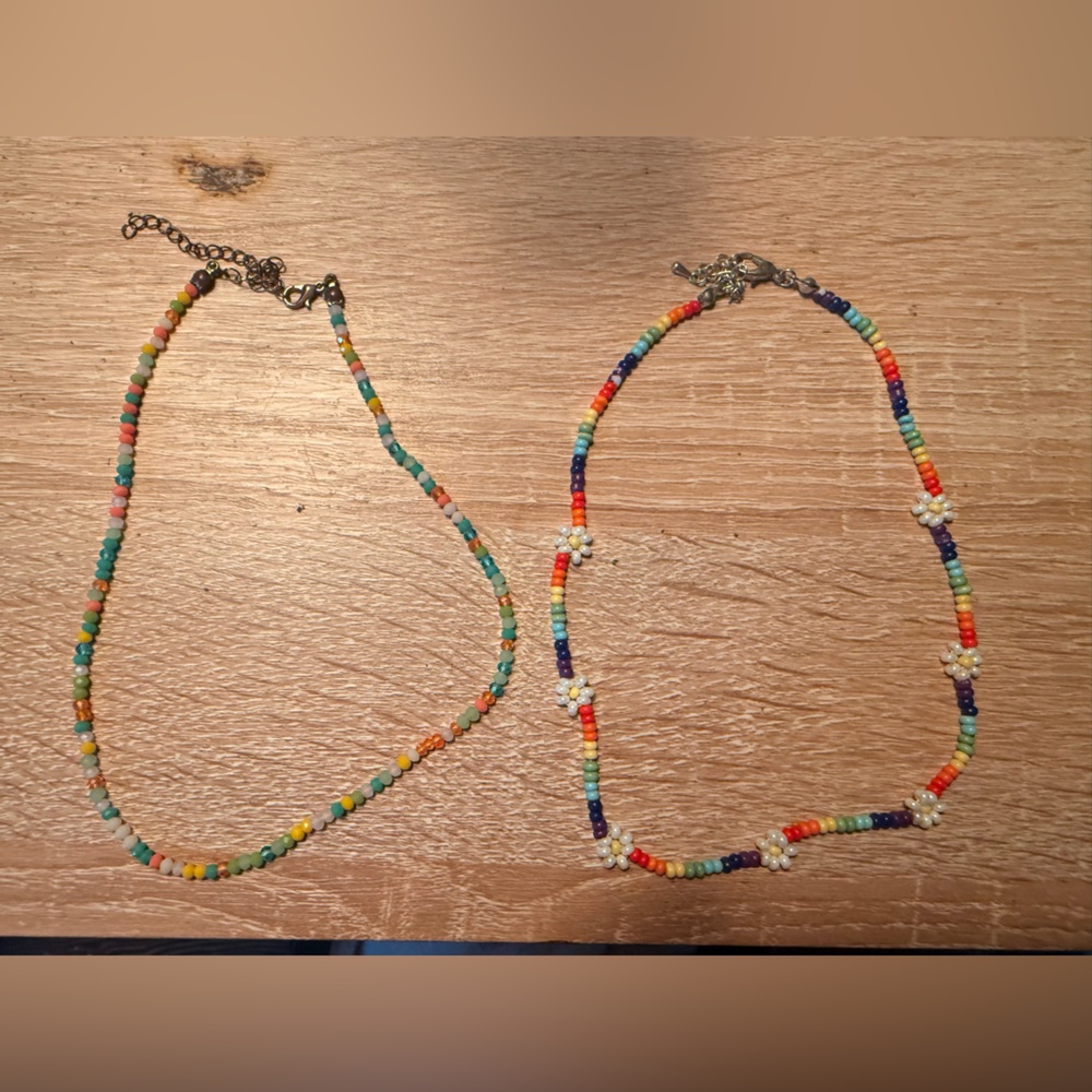 Colorful Beaded Necklace Set